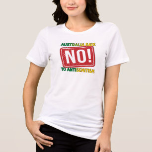 T-shirt En Tri-matière L'Australie dit non à l'antisémitisme