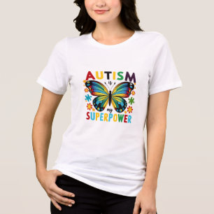 T-shirt En Tri-matière L'autisme est ma super puissance