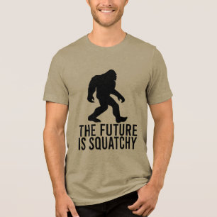 T-shirt En Tri-matière L'Avenir Est La Squatchie - Drôle Bigfoot