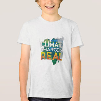 T-shirt En Tri-matière Le changement climatique est réel