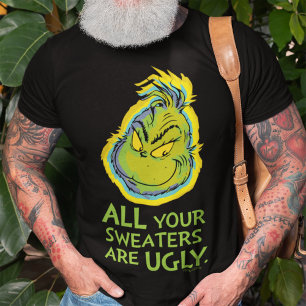 T-shirt En Tri-matière Le Grinch Tous tes pulls sont moches