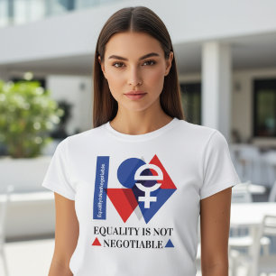 T-shirt En Tri-matière L'égalité sur mesure n'est pas négociable Journée