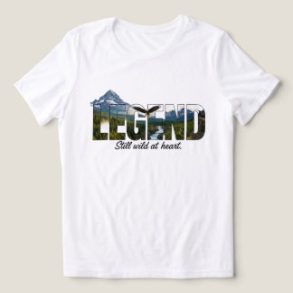 T-shirt En Tri-matière Légende toujours sauvage au cœur graphique extérie