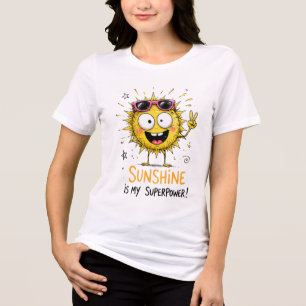 T-shirt En Tri-matière L'ensoleillement est mon super pouvoir