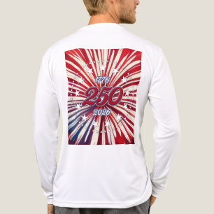 T-shirt En Tri-matière Les 250 ans d'Amérique 1776-2026 Feux d'artifice R
