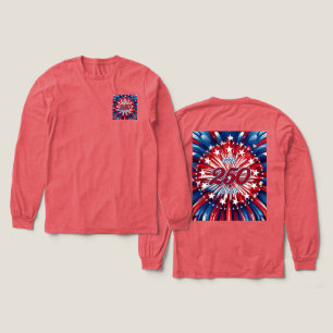 T-shirt En Tri-matière Les 250 ans d'Amérique 1776-2026 Feux d'artifice R