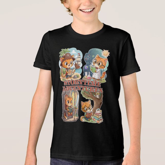 T-shirt En Tri-matière Les Adventures de Storytime (Recto)
