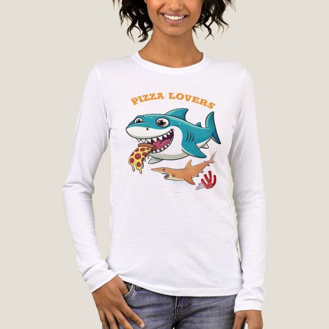 T-shirt En Tri-matière Les amateurs de pizzas (Recto)