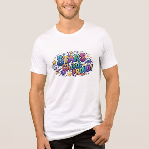 T-shirt En Tri-matière Les étoiles brillent fièrement