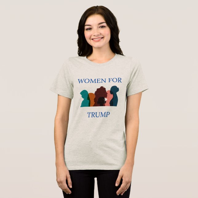 T-shirt En Tri-matière Les femmes pour Trump (Recto plein)