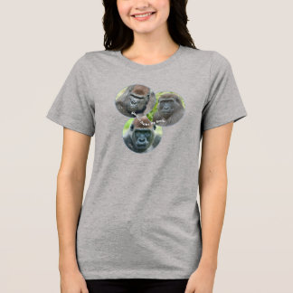 T-shirt En Tri-matière Les gorilles me font sourire