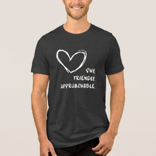 T-shirt En Tri-matière Les introvertis qui draguent : approche timide et