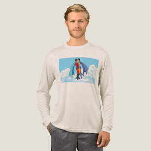 T-shirt En Tri-matière Les personnages de Slipperyjoe's deux super-héros 