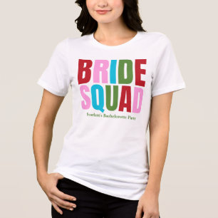 T-shirt En Tri-matière L'escouade de la mariée en hiver pour l'enterremen