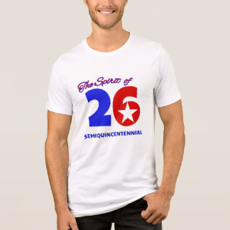 T-SHIRT  EN TRI-MATIÈRE L'ESPRIT DE 26 : SEMIQUINCENTENNIAL