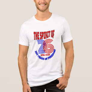 T-SHIRT EN TRI-MATIÈRE L'ESPRIT DE 26 VIT SUR : 250 ANS DE LIBERTÉ