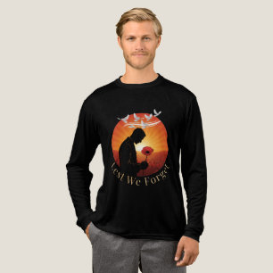 T-shirt En Tri-matière Lest We Forget – Tribute de la Journée du Souvenir
