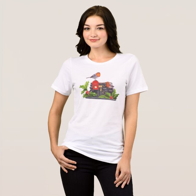 T-shirt En Tri-matière Lettres de Robin (Recto plein)