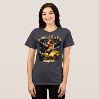 T-shirt En Tri-matière Lever et glousser - Chemise tri-mélange
