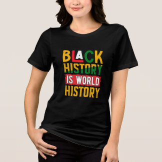 T-shirt En Tri-matière L'Histoire Noire est l'Histoire Mondiale 2025 Tri-