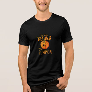 T-shirt En Tri-matière L'Homme Derrière Le T-shirt Halloween Citrouille