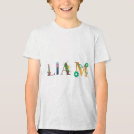 T-shirt En Tri-matière LIAM Nom Art Avec Fleurs Brodées