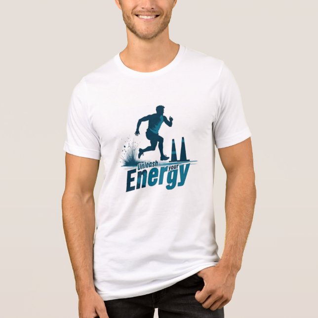 T-shirt En Tri-matière Libérez votre énergie - Sprinter Tee Design (Recto)