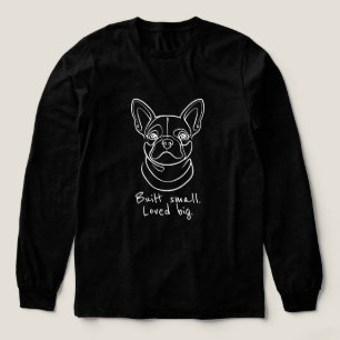 T-shirt En Tri-matière Ligne artistique de Bouledogue Français. Construit