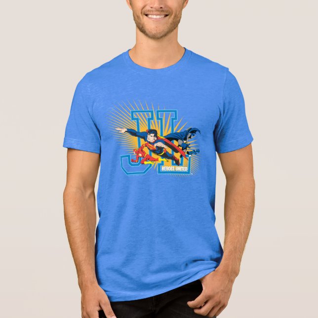 T-shirt En Tri-matière Ligue de Justice (Recto)