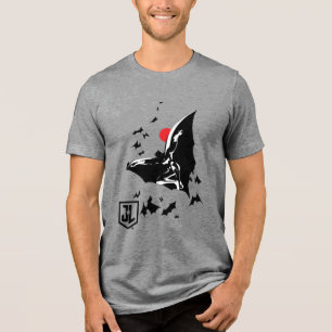 T-shirt En Tri-matière Ligue de Justice   Batman dans le nuage de chauves