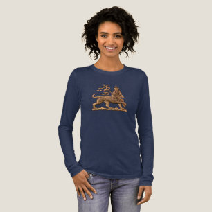 T-shirt En Tri-matière Lion de Juda - Jah Armée - Haile Selassie - Chemis