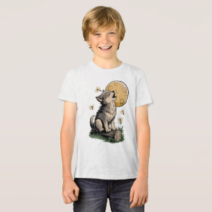 T-shirt En Tri-matière Little Howler - Wolf Cub et la lune