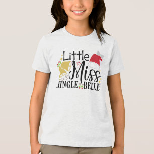 T-shirt En Tri-matière Little Miss Jingle Belle Noël