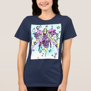 T-shirt En Tri-matière Livre pour enfants Fée 