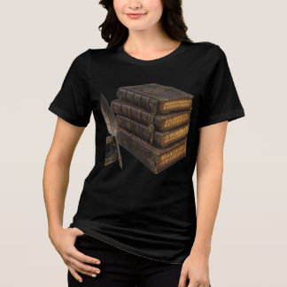 T-shirt En Tri-matière Livres de Magie Dark Academia & Plume Fantastique 