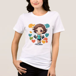 T-shirt En Tri-matière ¡Lleva un Toque Adorable y Divertido Contigo!