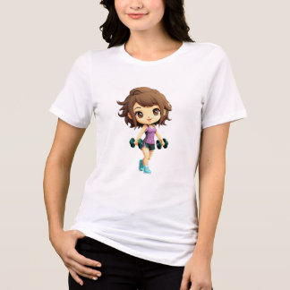 T-shirt En Tri-matière ¡Lleva un Toque Adorable y Divertido Contigo!