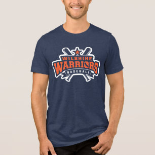 T-shirt En Tri-matière Logo blanc de la Ligue de baseball Wilshire Warrio