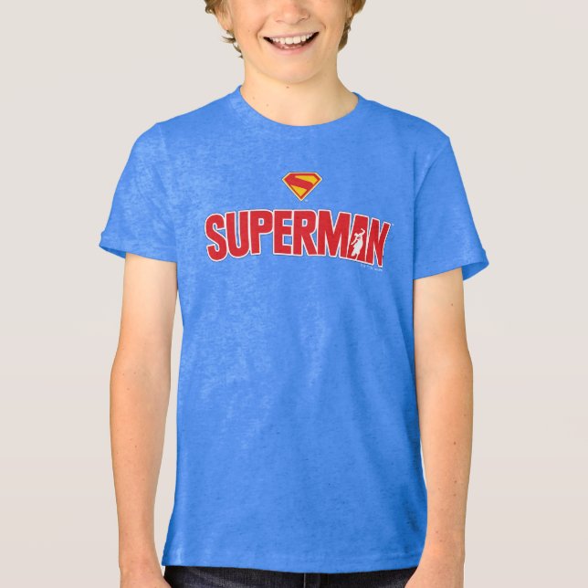 T-shirt En Tri-matière Logo classique Superman Bold (Recto)