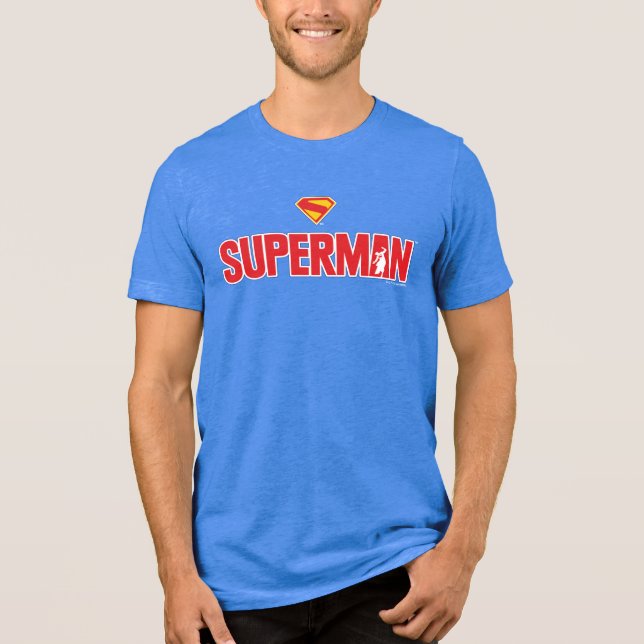 T-shirt En Tri-matière Logo classique Superman Bold (Recto)