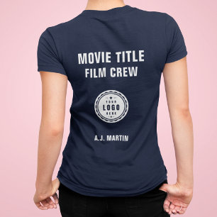 T-shirt En Tri-matière Logo de l'équipe de films sur mesure Nom personnal