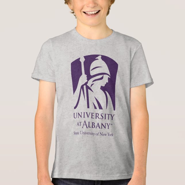 T-shirt En Tri-matière Logo de l'Université d'Albany (Recto)