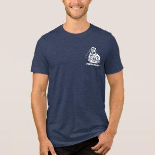 T-shirt En Tri-matière Logo de poche blanc Polycameraus