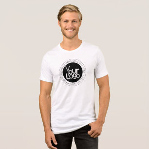 T-shirt En Tri-matière Logo d'entreprise et texte moderne simple modifiab