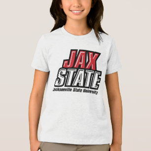 T-shirt En Tri-matière Logo d'état de Jacksonville State University JAX S