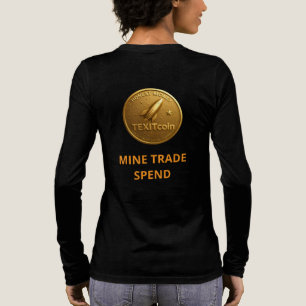 T-shirt En Tri-matière Logo officiel TexitCoin sur le devant avec puzzle