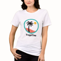 Logo TropiTee – Silhouette de palmier