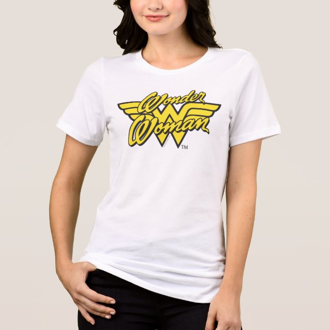 T-shirt En Tri-matière Logo Wonder Woman 1 (Recto)
