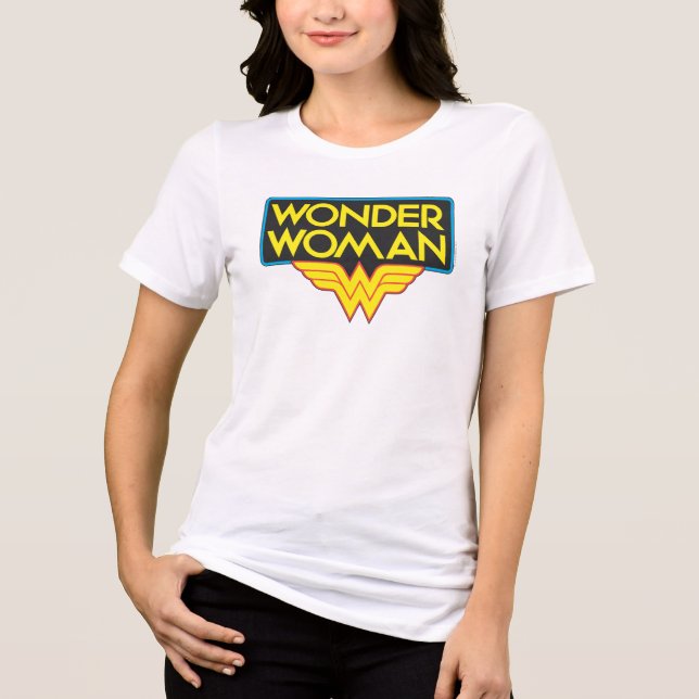 T-shirt En Tri-matière Logo Wonder Woman 3 (Recto)