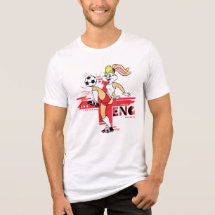 T-shirt En Tri-matière Lola Bunny Équipe Angleterre Graphique de Football